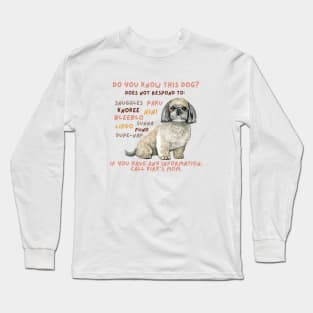 Leftover Dog Poster - Kirk - fundraiser Long Sleeve T-Shirt